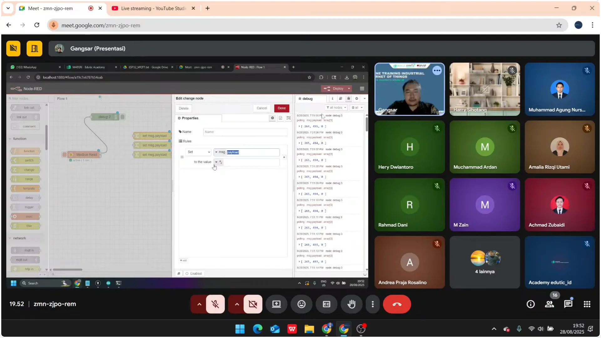 Membangun Alur Logika di Node-RED