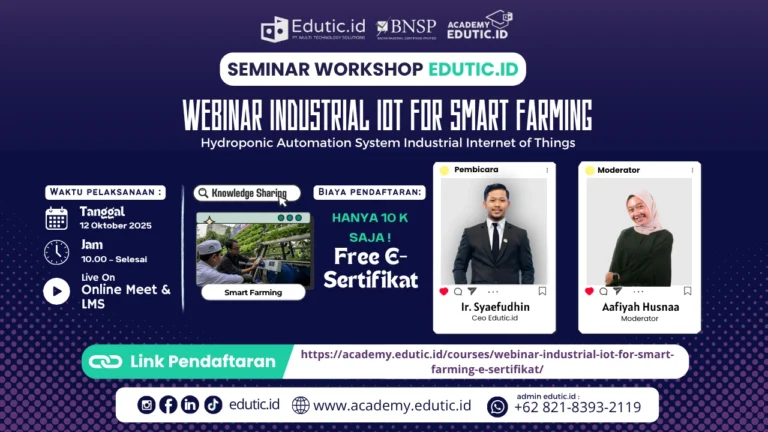 Webinar Industrial IoT for Smart Farming #E-sertifikat