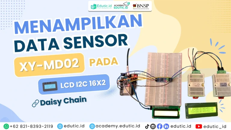 Menampilkan Data Sensor XY-MD02 pada LCD I2C 16×2 Metode Daisy Chain