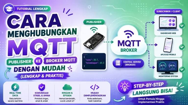 Cara Hubungkan MQTT Publisher ke Broker MQTT (Mudah) !!!