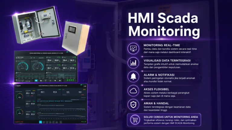 HMI Scada Monitoring Temperature Humidity-By Edutic.id