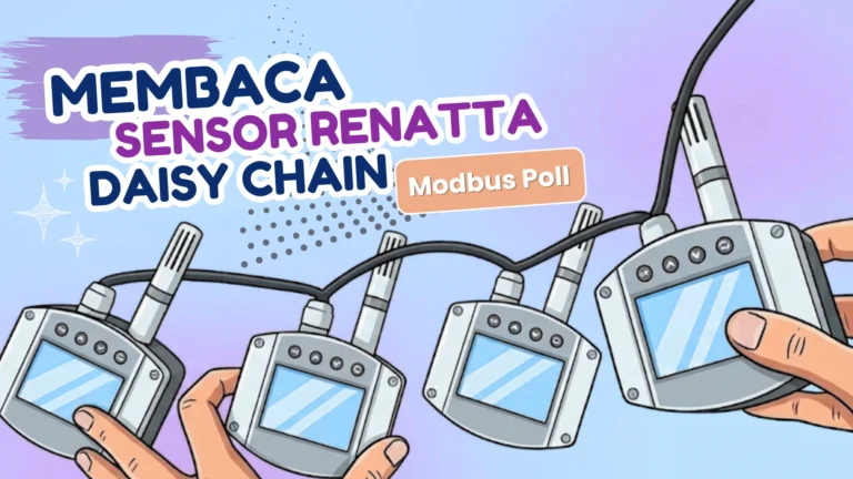 Lebih Ringkas! Cara Baca Sensor Renatta Metode Daisy Chain di Modbus Poll