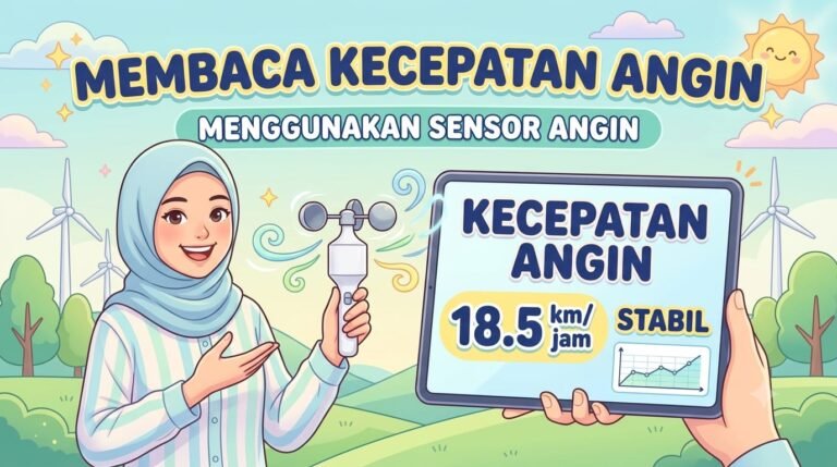 Langkah Demi Langkah Cara Membaca Sensor Kecepatan Angin