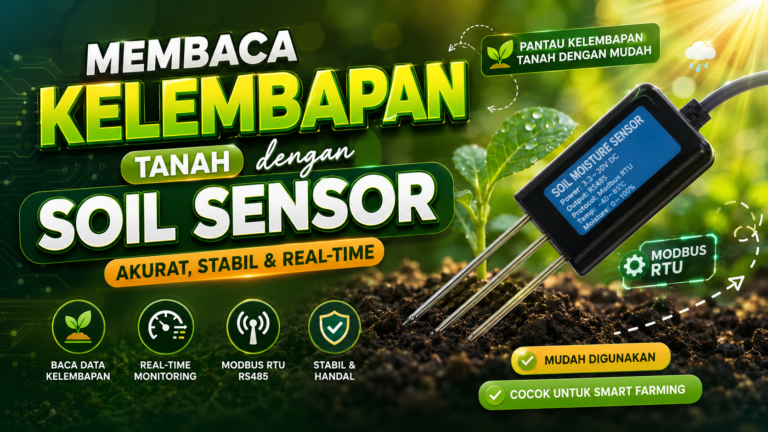 Tanah Subur atau Tandus? Yuk Bongkar Parameter Soil Sensor via Modbus Poll!