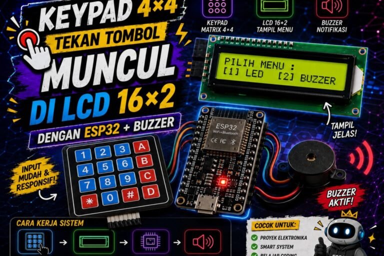 Implementasi dan Pengujian Keypad 4×4 Menggunakan ESP32
