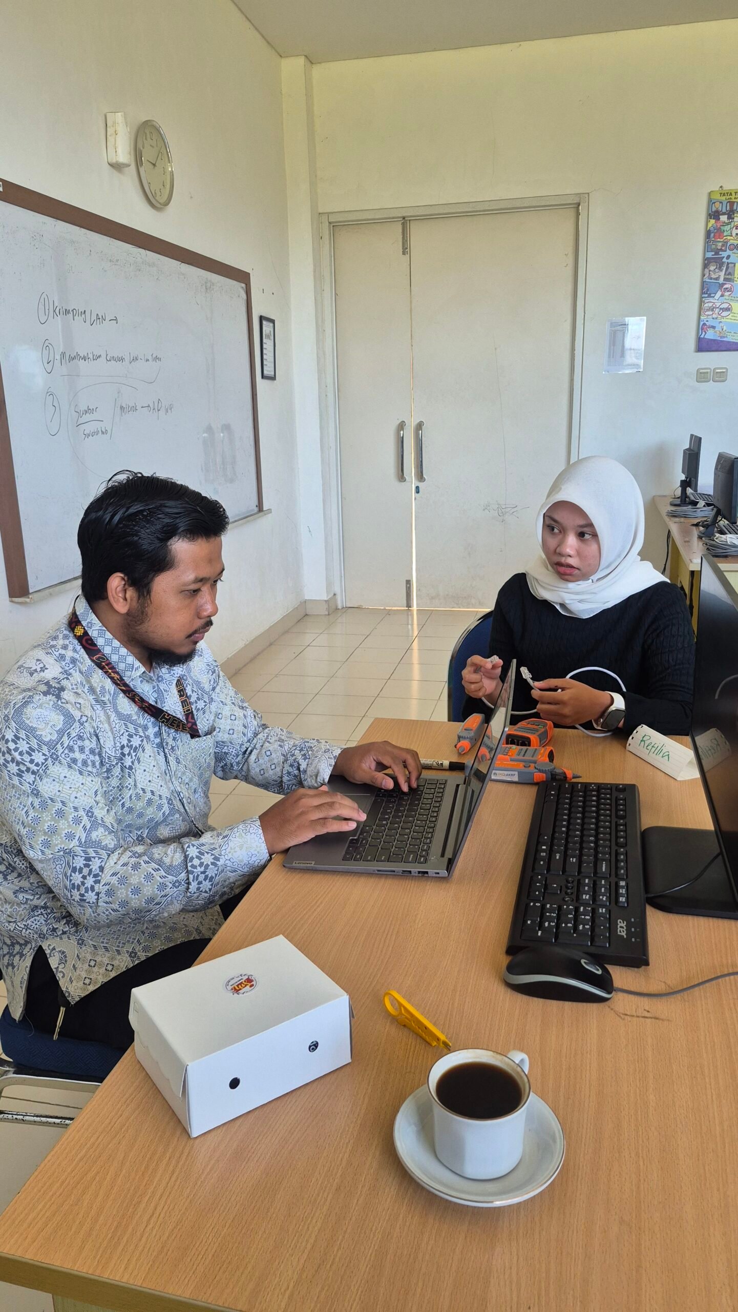Pelatihan dan Sertifikasi Network Technician - Sesi Pra-Asesmen dan Uji Praktik
